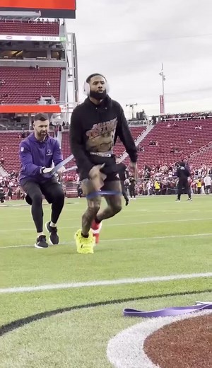 OBJ Cleats 👀🔥 #odellbeckhamjr #nfl #ravens #merrychristmas #fyp #viral #lamarjackson