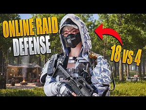 My Base Design in Last Island Survival vs 18 Enemies in Raidzone Online Raid Defense