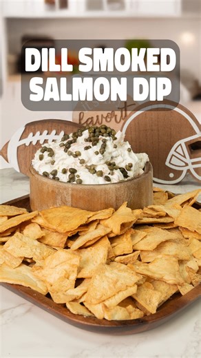 So easy, so Dantastic! Bring the Dill Smoked Salmon Dip to your Big Game party and you won't have any leftovers! 🏈 | Dan-O's Seasoning