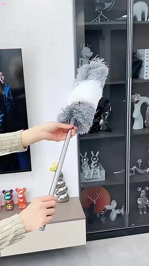 家用可伸缩静电除尘掸，大扫除灰尘一扫而光！#除尘掸子 #家用除尘 #大扫除必备 #可伸缩掸子 #清洁好帮手