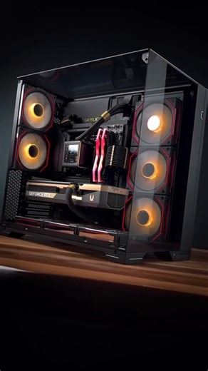 Building the cleanest gaming PC #pcbuild #custompc #tech