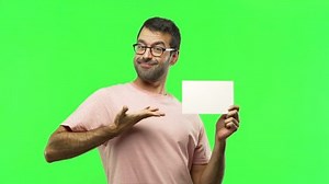 Man On Green Screen Chroma Key Stock Footage Video (100% Royalty-free) 1019079895 | Shutterstock