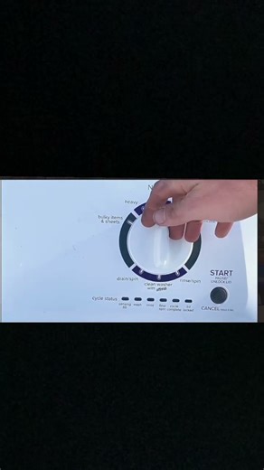 How to recalibrate / reset washing machine #shorts #fix #fyp