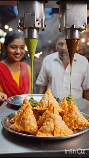 Garam Samosa Machine 😱 | Automatic Street Food Magic 🔥