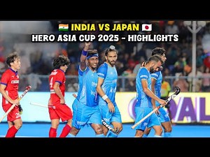 India vs Japan 🔥| Hockey Asia Cup 2025 | Full Match Highlights | Men's Hockey Match | Rajgir | Bihar