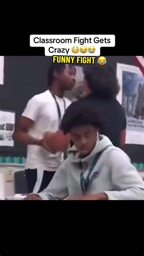 Big boy got busy #foryou #class #fight #viral #feature | classroom fights'