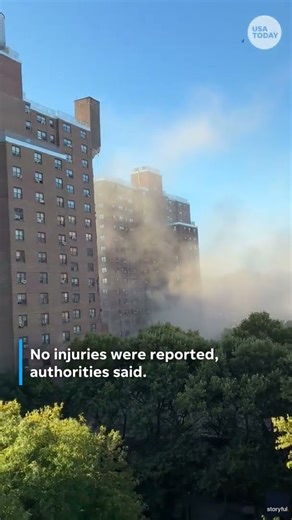 See moment Bronx building partially collapses after explosion