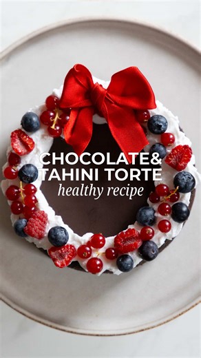 This chocolate and tahini torte is rich and fudgy and secretly made from sweet potatoes (you’d never be able to tell!) INGREDIENTS: 2 ½ cups cooked sweet potato, flesh only (2 medium, peeled & steamed) 1 cup almond flour ½ cup oat flour ½ cup cocoa powder (unsweetened) ½ cup tahini ½ cup maple syrup 2 flax eggs (2 tbsp flaxseed 6 tbsp water, rest 10 mins) or 2 regular eggs 1 tsp baking powder ½ tsp baking soda ½ tsp vanilla extract 3 tbsp plant milk Pinch of sea salt METHOD: To prep the sweet po