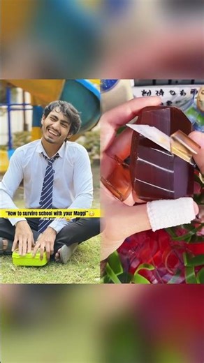 “Best part of school? MAGGI”😍#school #lunch #maggie #nostalgia #relatable #fun #trending #explore