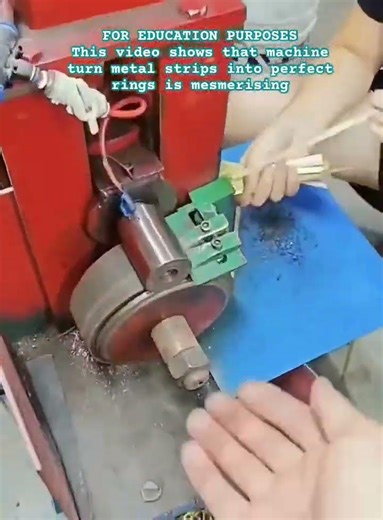 Ring Forming Process #shorts #engineering #manufacturing #bambootools #woodworking #automation