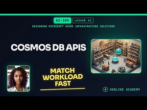 AZ-305 · Lesson 42: Cosmos DB API Guide to Optimize Data Performance