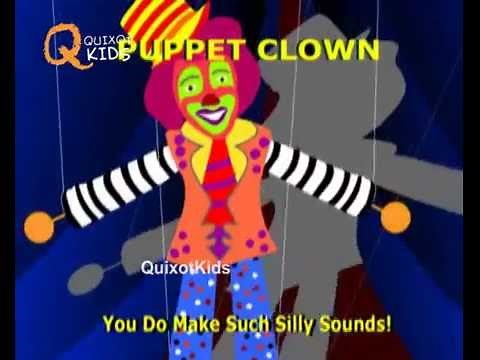 Puppet Clown | With Actions and Lyrics | English Nursery Rhyme Animation For Kids