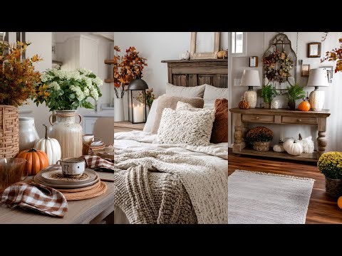 Fall Cozy Retreat 🍂 | Rustic Farmhouse Home Makeover Ideas