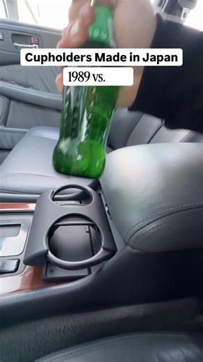 Tudor Bratu on Instagram: "Cupholders, then vs. now: 1989 Lexus LS 400 vs. 2025 Lexus LS 500 h. Made in Japan, then and now."