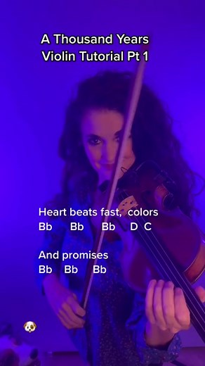 Learn to Play 'A Thousand Years' on Violin | Violin Tutorial