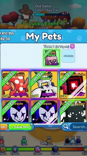 Hatching a Shiny Mythic Secret Pet in BGSI