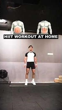HIIT workout at home no equipment 🔥✅ #hiit #hiitworkout #homeworkout #fitness #fitnessmotivation