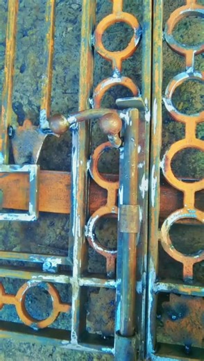 Manual Gate Drop Rod for Extra Security #welding