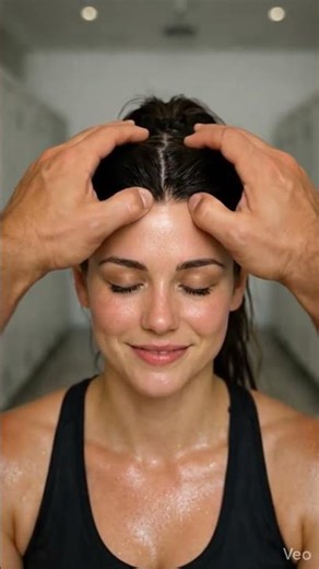POV ASMR Becky Head Massage After Workout 💆‍♀️ | Deep Scalp Massage for Stress Relief & Relaxation