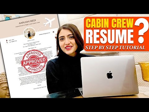How to Create the Perfect Cabin Crew CV: Tips for Aspiring Flight Attendants ‪@aarushi.english‬