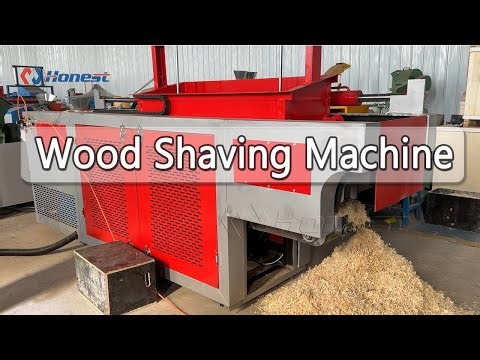 How a Wood Chipper Works: Wood Shaving Machine in Action!