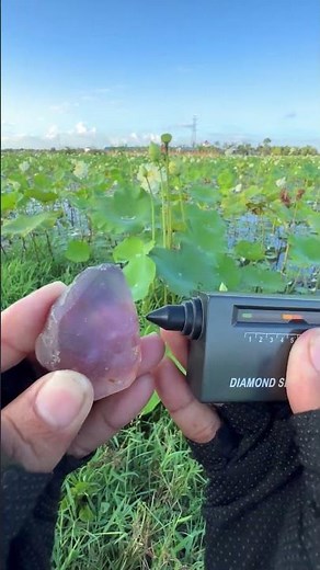 Test Real Amethyst Gemstone With Diamond Selector II Tool