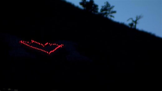 How Colorado School of Mines students turned the iconic mountainside 'M' into a Valentine's heart