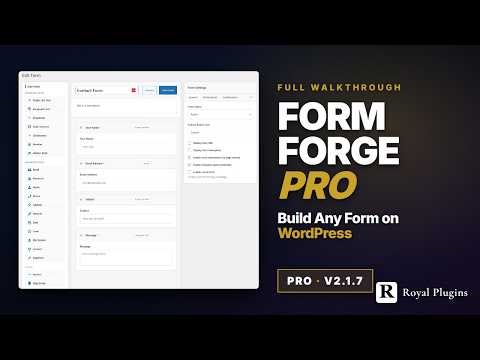 FormForge Pro Full Walkthrough — Build Any WordPress Form in 5 Minutes