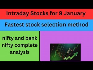 best Intraday stocks for 9 January 2026 | Stocks to buy tomorrow