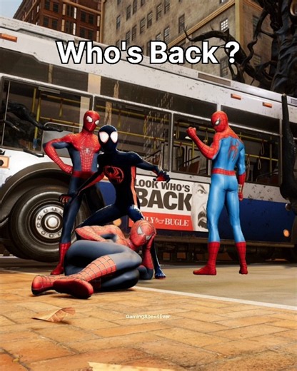 When Three Spider-Men Meet Spider-Man from Across the Universe 💯🔥 PS5 #spiderman