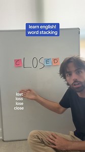 Word stacking. One letter in english can change so much of the word! #pronunciation #englishpronunciation #englishlesson #inglesfacil #ingles #englishteacher #englishclass | Speak - Learn English