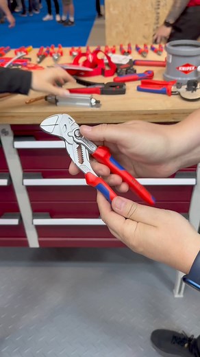 12K views · 118 reactions |  KNIPEX Pliers Wrench have parallel jaws giving them a solid grip without any slip! Check out this demo video of the KNIPEX Pliers Wrench (86 03 150) #knipex #tools #pliers #handtools #plierswrench #knipexlove | Knipex | Facebook