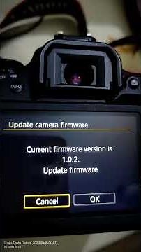 DSLR camera and lens firmware update| Canon EOS 77D