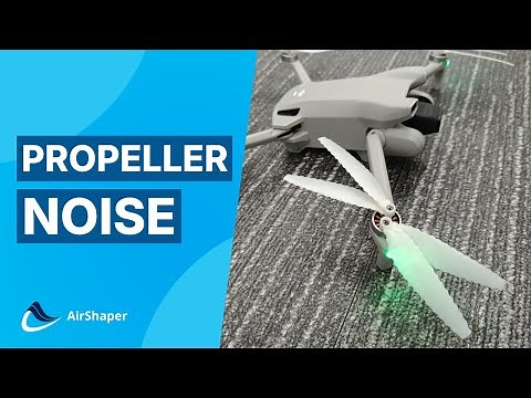 Drone propeller noise reduction - Novel aerodynamic blade technology analyzed in CFD!