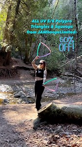 ALL UV 5/8 Polypro Triangles & Squoops from JAMhoopsLimited are 50% OFF!!🙌🏼 (Use code: shape at checkout) Snag this deal while it lasts👀 🎥: #JAMbassador @taylor_flows 💗✨ #jamhoops #jamhoopslimited #flow #flowprops #propmanipulation #flowarts #hooplah #hoopersofig #hulahooper #hulahoopshop #specialconceptprop #sale #shopsmall #smallbusiness #denver #colorado | JAMhoops Limited