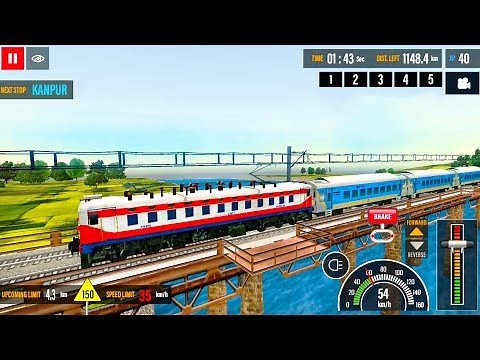 Indian Train Simulator 2020 - Indian Railway and Stations Game - Android Gameplay