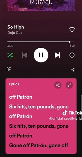 Doja Cat 'So High' Lyrics Video