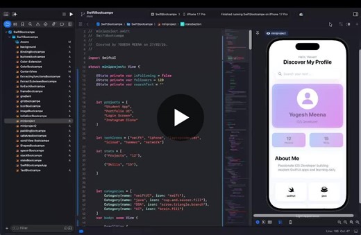 #swiftui #iosdevelopment #appdevelopment #iosdeveloper | Yogesh Meena