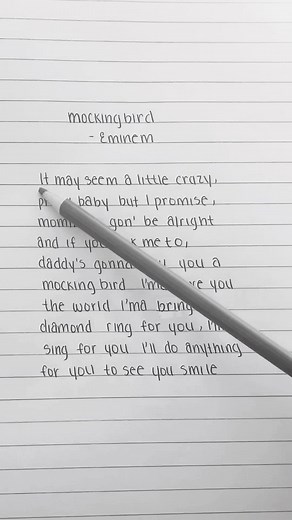 Eminem Mockingbird Lyrics: Sing Along Karaoke