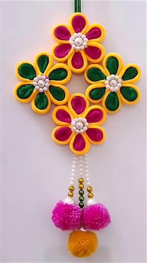 sawan me morni ban kar - Easy Wall Hanging Ideas #diy #craft #easywalldecoration #art #diycrafts
