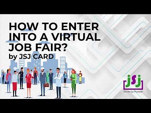 Join a Virtual Job Fair in Minutes! Easy Entry Guide by JSJ CARD