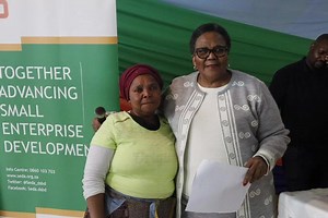Informal Micro Enterprise Development Programme (IMEDP) in Raymond Mhlaba Local Municipality earlier today. | Department of Small Business Development