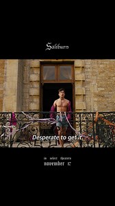 2.3M views · 2.8K reactions | Critics are calling Saltburn "a provocative and diabolical masterpiece". Experience it in select theaters Friday and everywhere Thanksgiving. | Amazon MGM Studios | Facebook