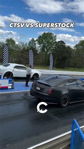 Cadillac CTS-V VS Dodge Challenger SRT Super Stock 🔥 Supercharged V8 Showdown!