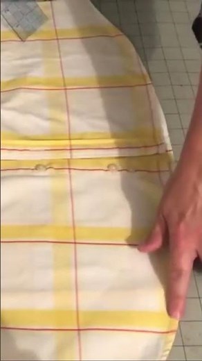 How to shorten a man’s dress shirt￼