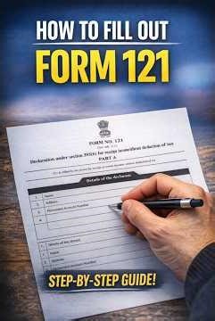 Save Your TDS in 2026! 💸 Complete Guide for Form 121. #reels #short