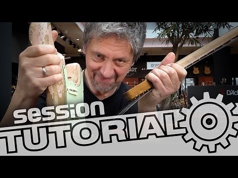 Adjusting the neck of a Fender Custom Shop | session tutorial