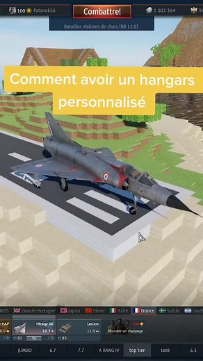 Guide de personnalisation du hangar dans War Thunder