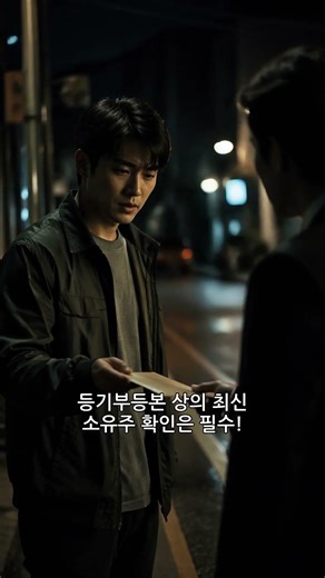 “집주인이 이미 사망했습니다!” 전세 계약 후 연락 두절… 99% 몰랐던 등기부등본 확인법으로 1억 전세금 지키세요! #Shorts