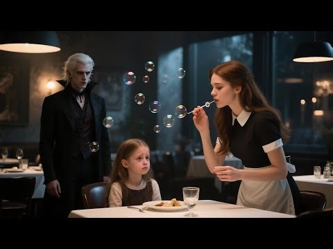 Waitress Blew Bubbles To Calm The Girl In Crisis—Unaware Her Father, The Vampire King Was Watching